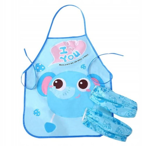 Fartuszek fartuch dziecięcy z rękawkami ochronny do prac plastycznych