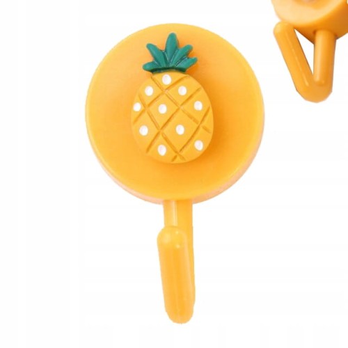 Wieszak wieszaczek haczyk plastikowy dla dzieci na ręcznik ananas