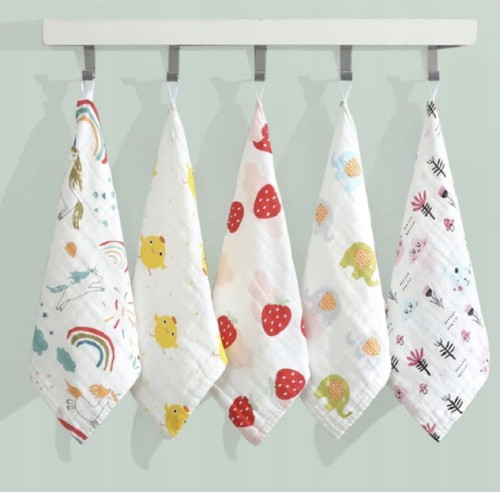 Pieluszka ręcznik bawełniany ręczniczek 30 x 30 cm - 5