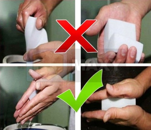 Magiczna gąbka do czyszczenia plam sprzątania mycia trudnych zabrudzeń