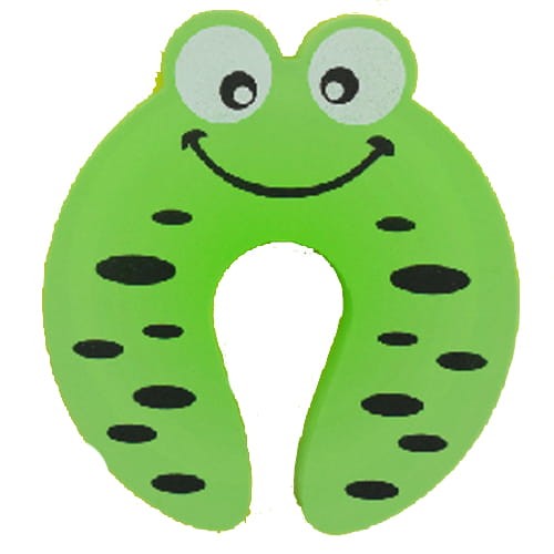 Zabezpieczenie blokada do drzwi piankowa żabka