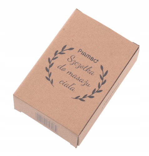 Szczotka do masażu ciała na sucho antycellulitowa drewniana naturalne włosie