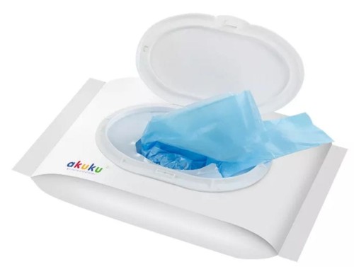 Woreczki worki na zużyte pieluszki Akuku 100 sztuk