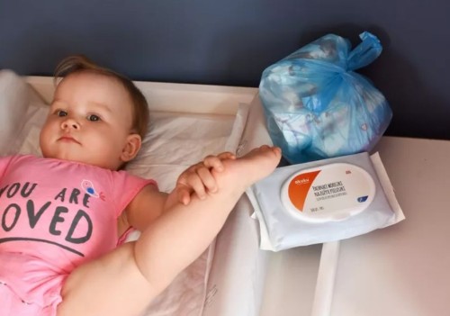 Woreczki worki na zużyte pieluszki Akuku 100 sztuk