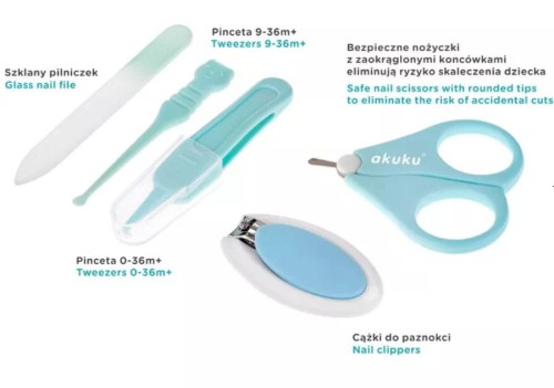 Zestaw pielęgnacyjny Akuku Baby Care Set A00043