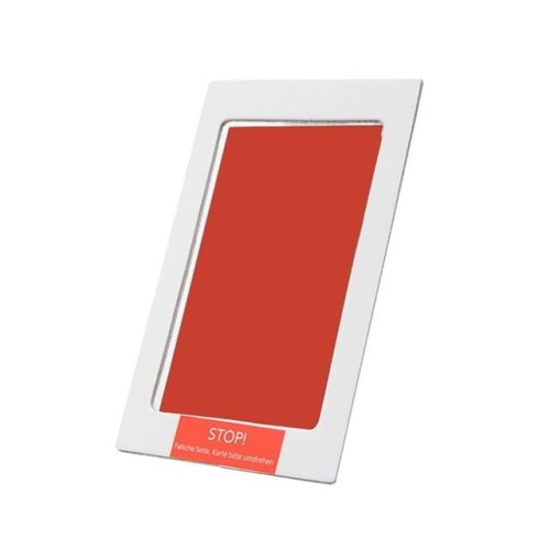 Zestaw do odcisków stópki rączki dziecka - czerwony