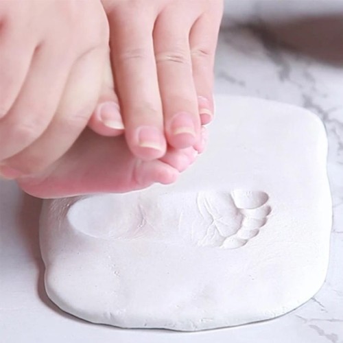 Glinka do odcisku stópki rączki dziecka pamiątkowy odcisk prezent na narodziny dla niemowlaka