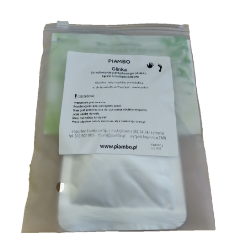 Glinka do odcisku stópki rączki dziecka pamiątkowy odcisk prezent na narodziny dla niemowlaka