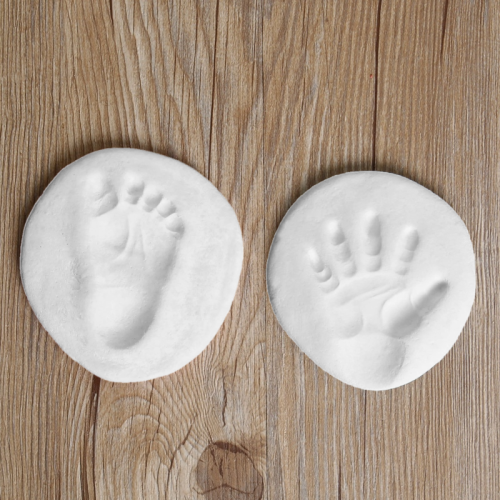 Glinka do odcisku stópki rączki dziecka pamiątkowy odcisk prezent na narodziny dla niemowlaka