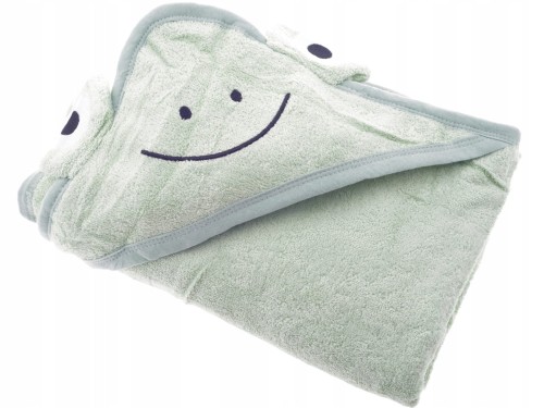 Okrycie kąpielowe ręcznik do kąpieli z kapturkiem 100% bawełna chłonny dla niemowlaków i dzieci