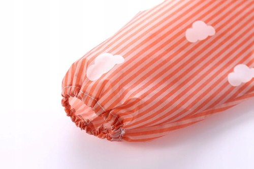 Fartuszek śliniak do karmienia rękawy kieszonka