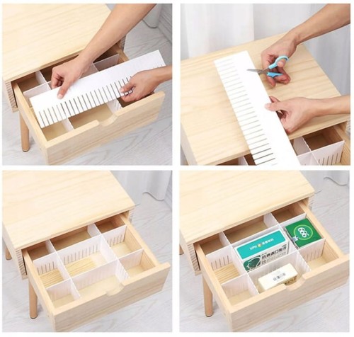 Organizer do szuflady separator przegródki 4szt