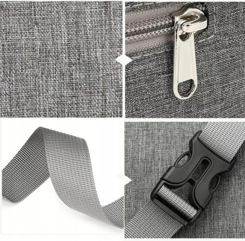 Torba do wózka organizer 3w1 dla mamy i taty - granatowa