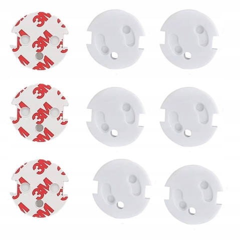 Zaślepki do gniazdek zabezpieczenia kontaktów 6szt