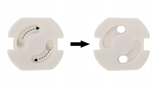 Zaślepki do gniazdek zabezpieczenia kontaktów 6szt
