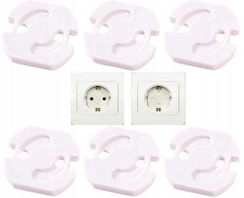 Zaślepki do gniazdek zabezpieczenia kontaktów 6szt