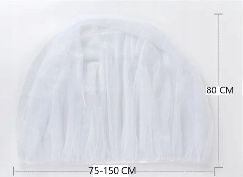 Moskitiera do wózka uniwersalna siatka na owady na gumce