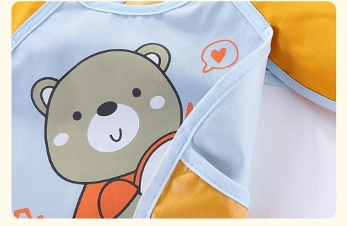 Śliniak dziecięcy do karmienia bez rękawów  