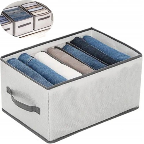 Organizer na ubrania pudełko do szafy garderoby z przegródkami