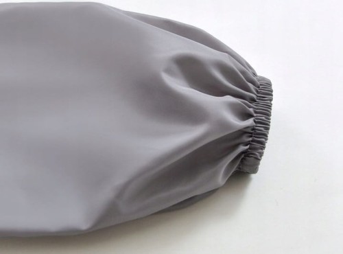 Fartuszek śliniak ochronny z rękawami i odpinaną kieszonką do BLW rozszerzania diety 