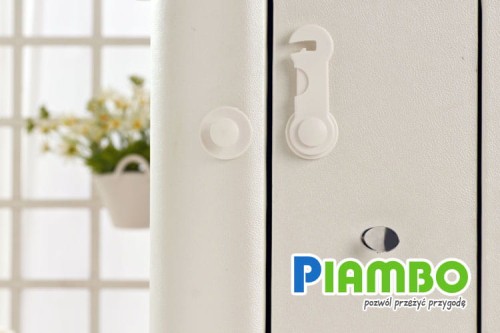 Blokada zabezpieczenie szafek, szuflad, biurek