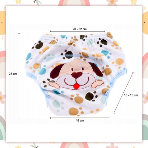 Majtki pieluchy treningowe do nauki sikania 12-16 kg model 18 piesek