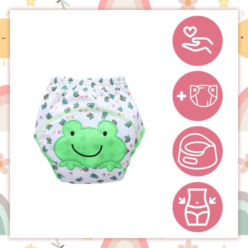 Majtki pieluchy treningowe do nauki sikania 12-16 kg model 19 żabka
