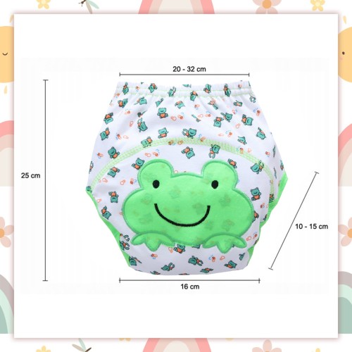 Majtki pieluchy treningowe do nauki sikania 12-16 kg model 19 żabka