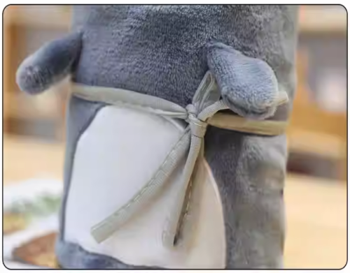 Kocyk koc polarowy otulacz maskotka dla dziecka 