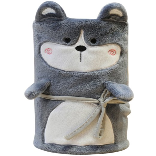 Kocyk koc polarowy otulacz maskotka dla dziecka 