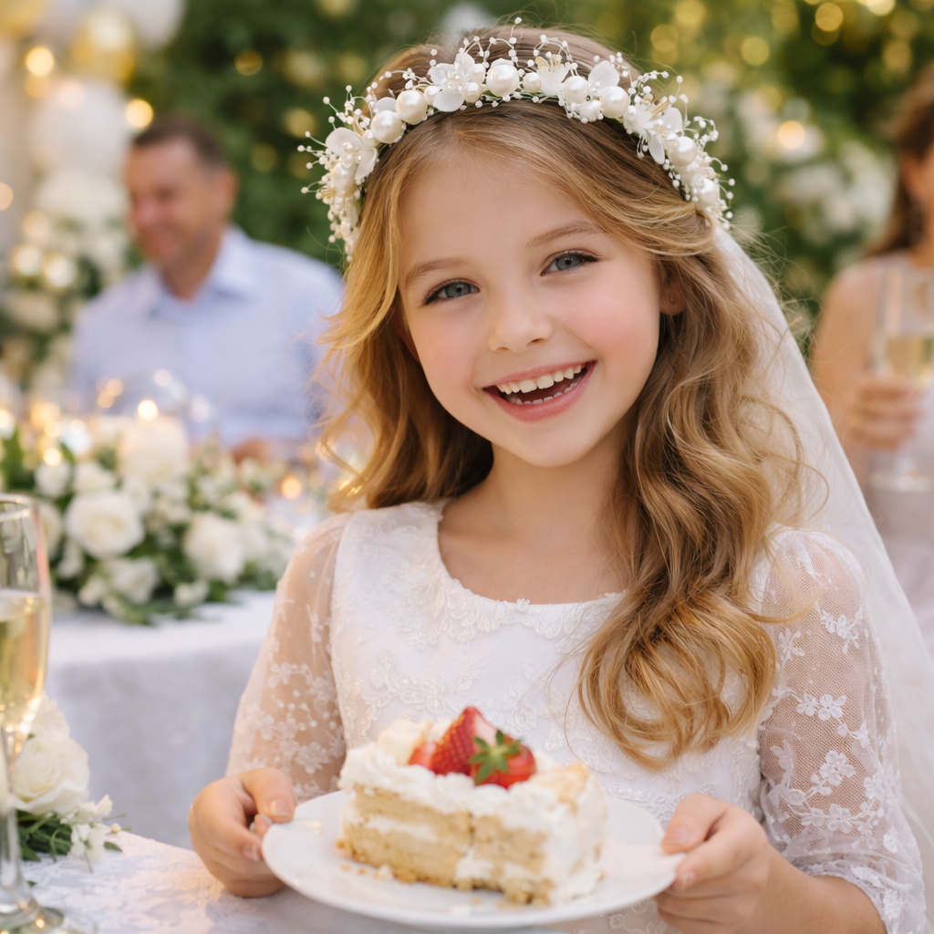 Jak ubrać dziewczynkę na Pierwszą Komunię? Praktyczny poradnik + dodatki